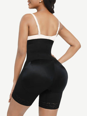 Butt Lift High Waisted Shapewear Shorts with Four Steel Bones - EliteShapeWear