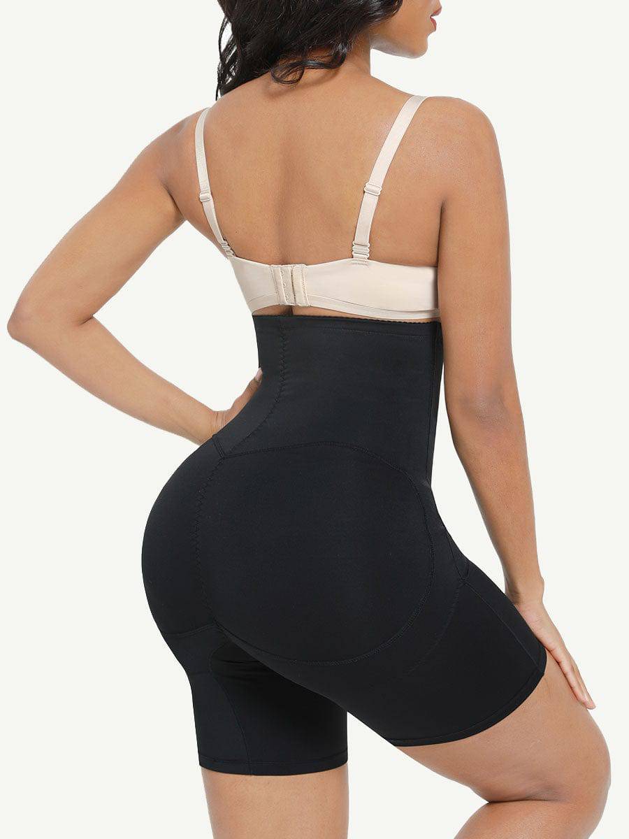 High Waisted Slimming Belly Shaper Shorts Butt Lifter With 2 Steel Bones - EliteShapeWear