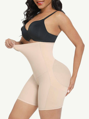 High Waisted Slimming Belly Shaper Shorts Butt Lifter With 2 Steel Bones - EliteShapeWear