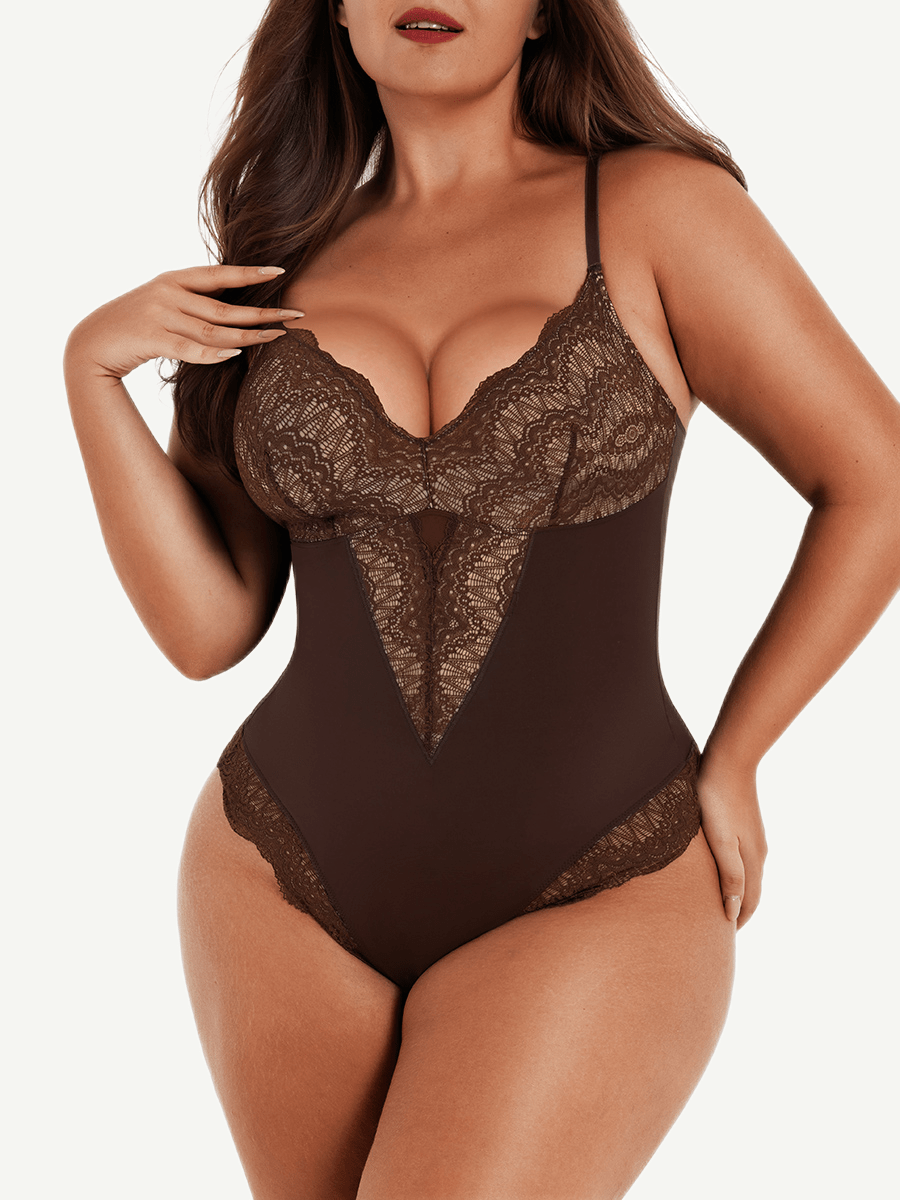 Sexy Ultra-versatile Lace Bodysuit - EliteShapeWear