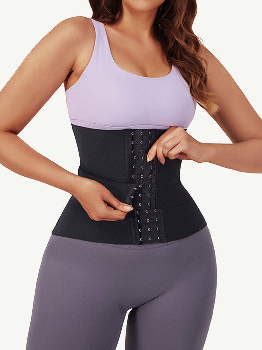 Three Pieces of Segmented Abdominal Binder Latex Tummy Wrap - EliteShapeWear