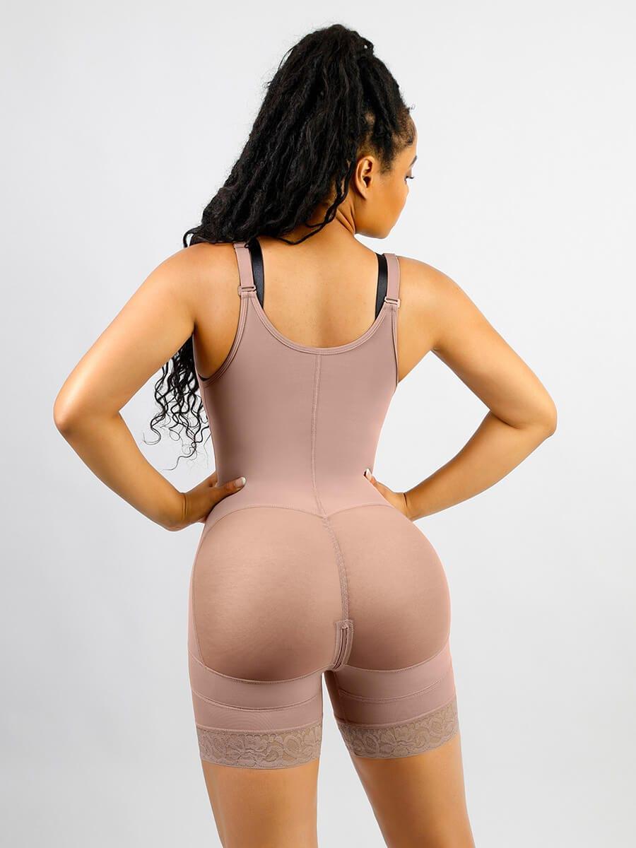 Breathable Latex Open Bust Tummy Control Firm Compression Shapewear - EliteShapeWear