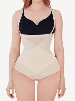 Body Panties Abdominal Crossover Three-layer Design Abdominal Control - EliteShapeWear