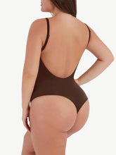 Scultp Cover-Breast Open-Back Thong - EliteShapeWear