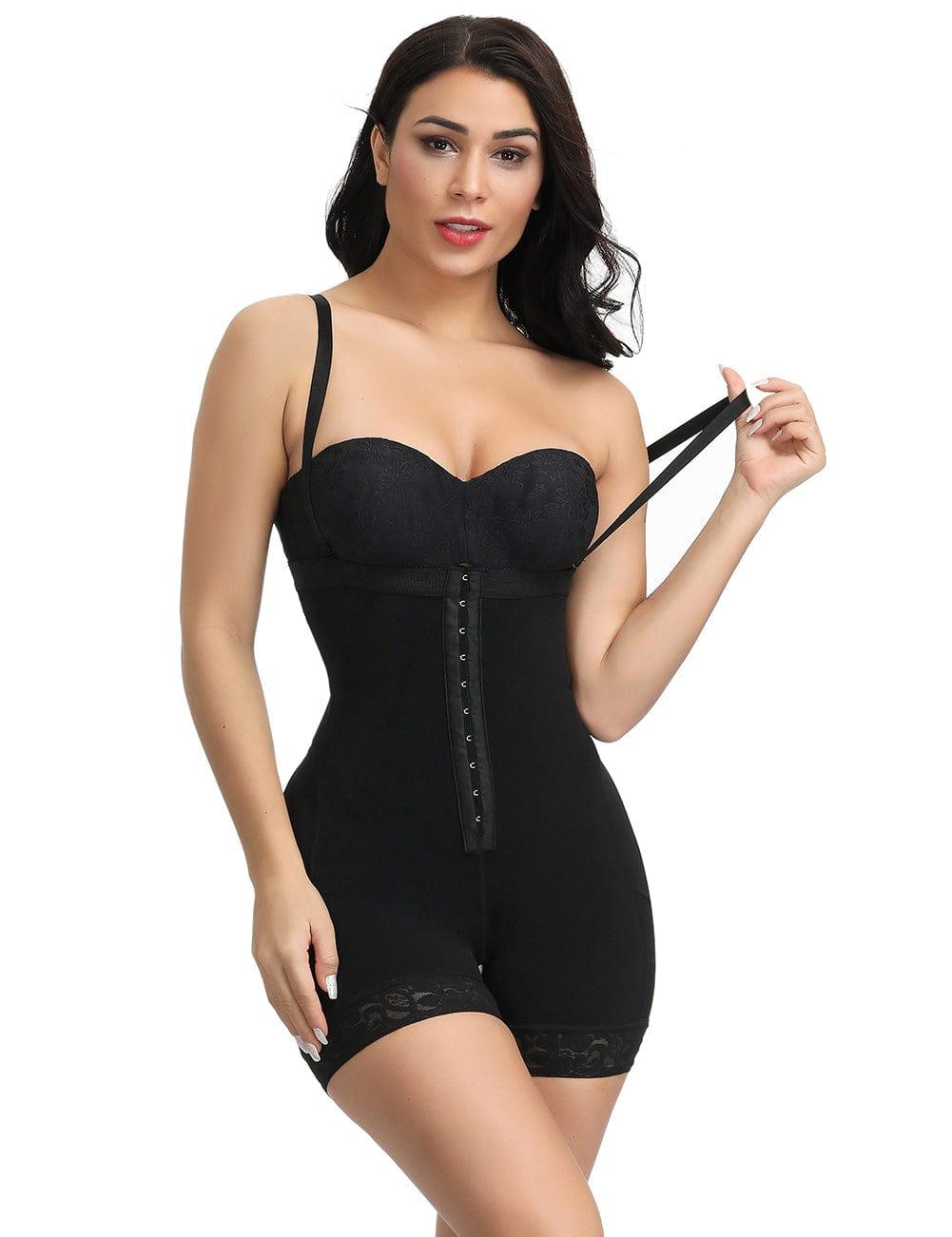 High Waist Plus Size Body Shaper with Front Hook for Tummy Training - EliteShapeWear