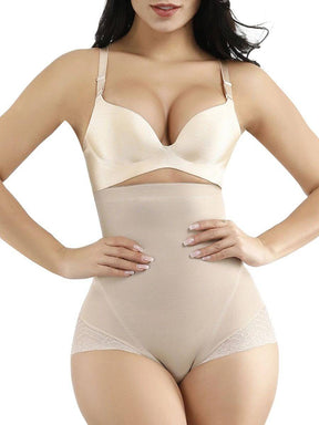 Large Size Butt Lifter with Two Plastic Boning and Elastic Waistband in Black - EliteShapeWear