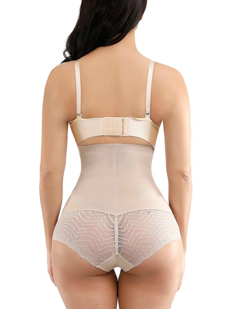 Large Size Butt Lifter with Two Plastic Boning and Elastic Waistband in Black - EliteShapeWear