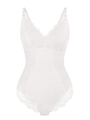 Sexy Lace Breast Support Adjustable Shaper for Bridal Bodysuit - EliteShapeWear