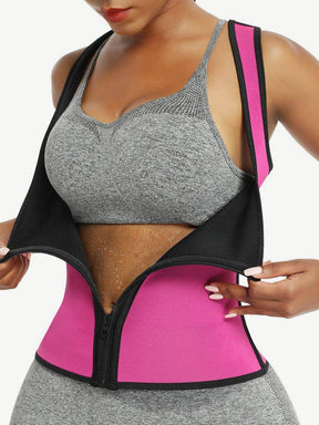 Neoprene Waist Trainer Vest With Front Zipper Wholesale Online - EliteShapeWear