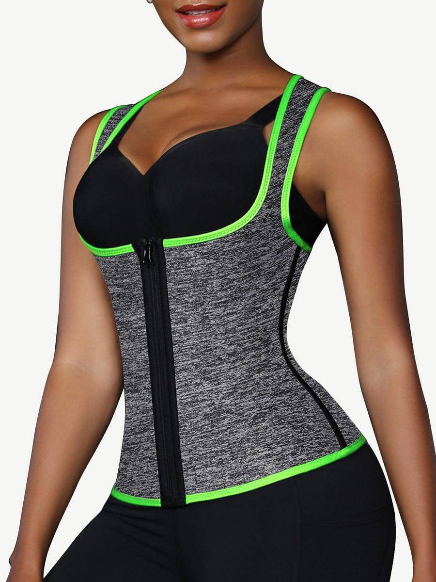 Neoprene Waist Trainer Vest With Front Zipper Wholesale Online - EliteShapeWear