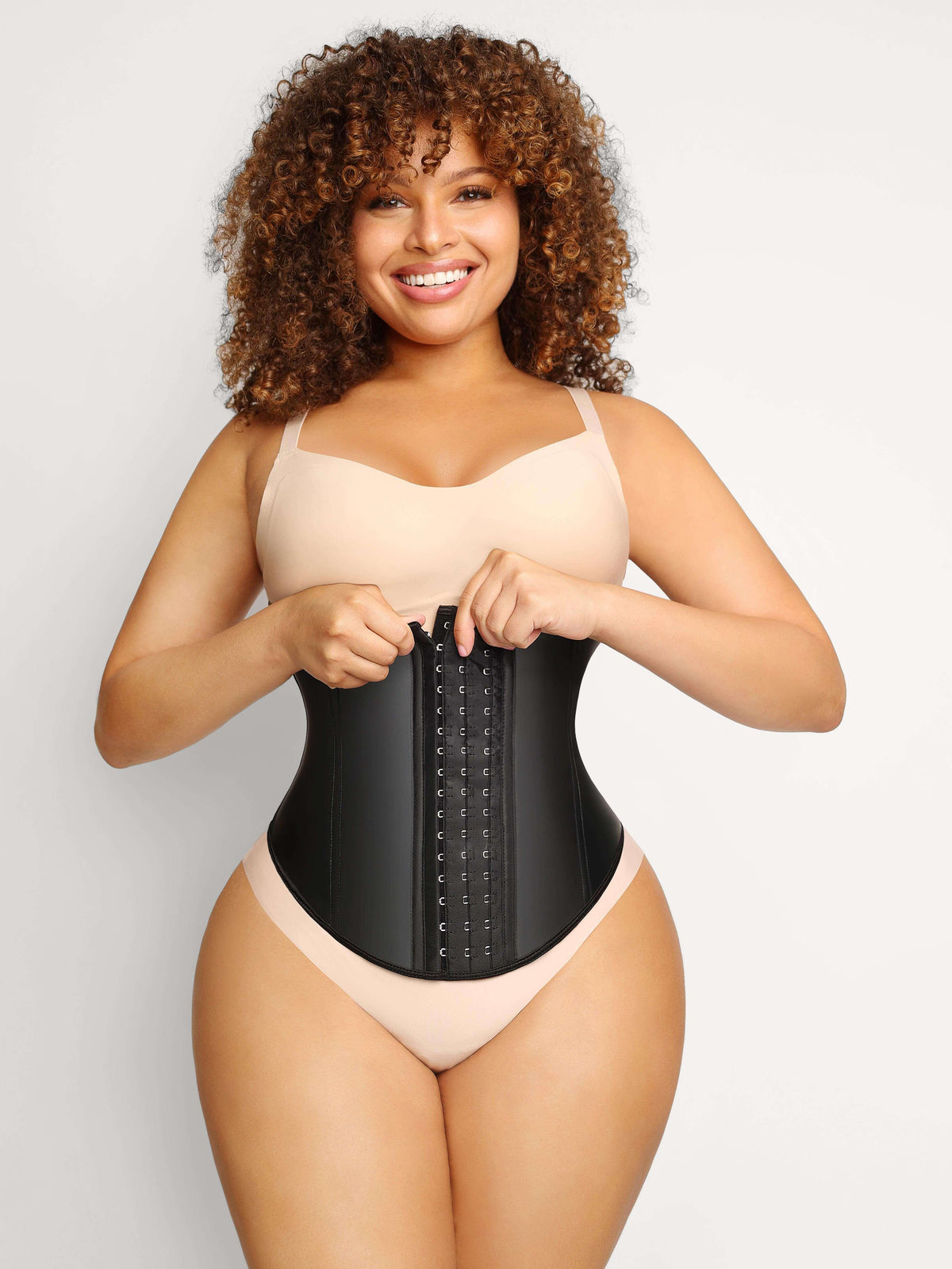 U-cut Latex Waist Trimmer Waist Support - EliteShapeWear