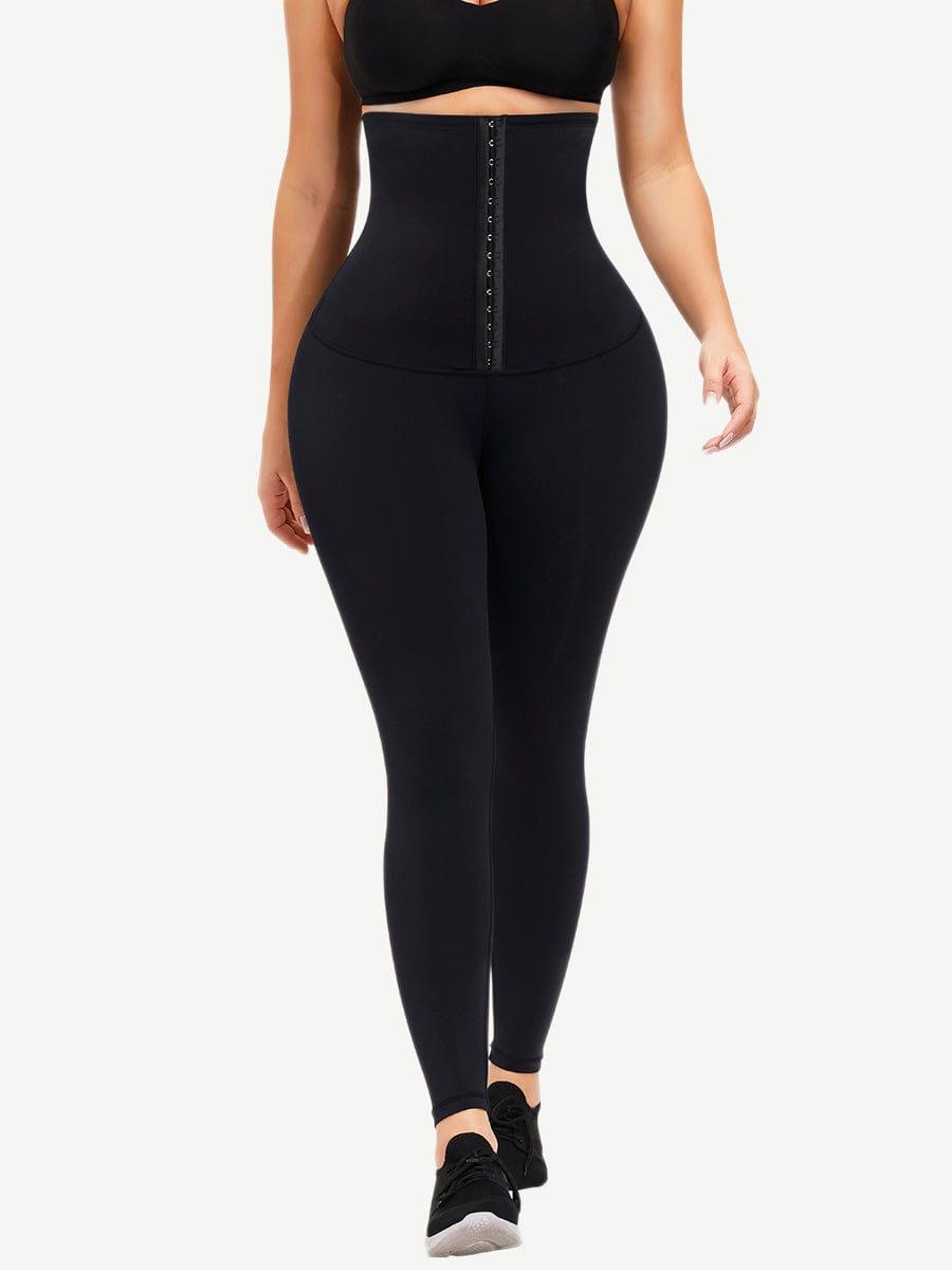 Hooks Waist Trainer Shapewear Leggings Slimming Belly - EliteShapeWear