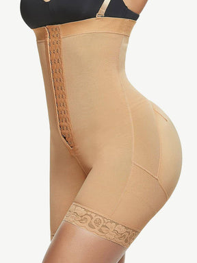 Everyday Shaping Full Body Shaper Fajas Big Size Lace Trim - EliteShapeWear