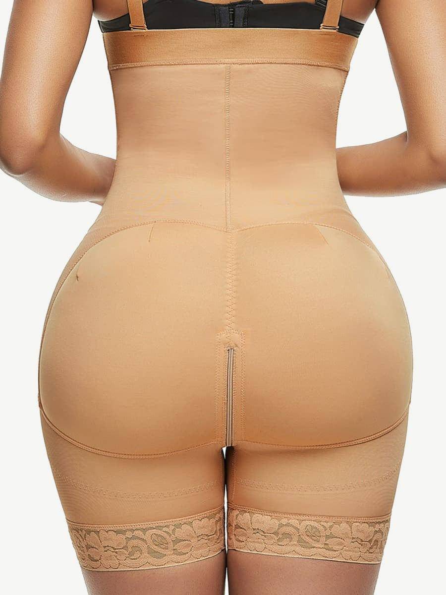 Everyday Shaping Full Body Shaper Fajas Big Size Lace Trim - EliteShapeWear