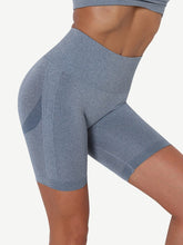 Wholesale High Waist Solid Color Yoga Shorts Contouring Sensation