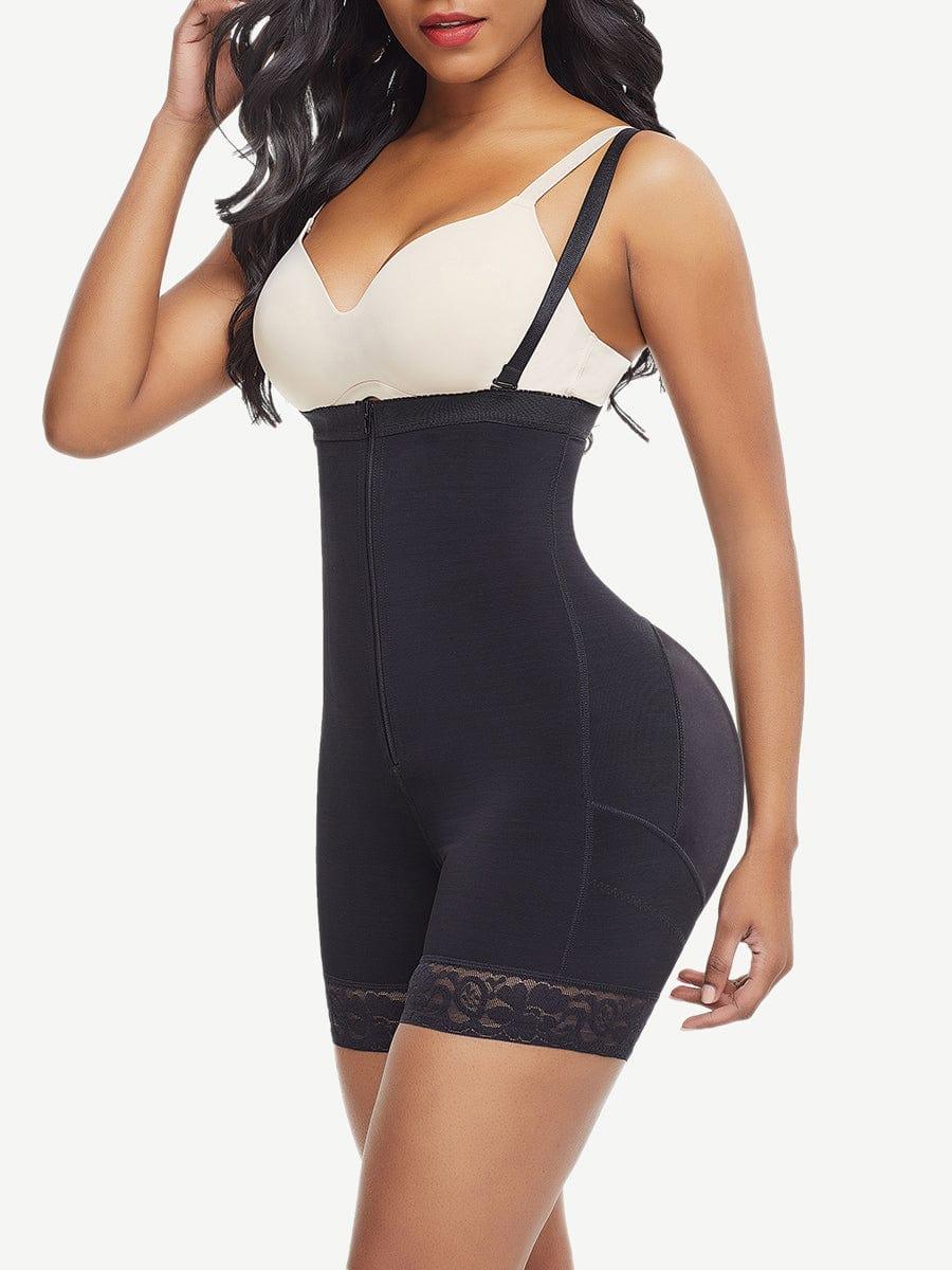 Full Body Shaper Buttock Lifter Detachable Straps Big Size Weight Loss - EliteShapeWear