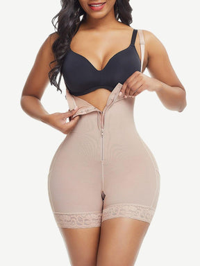 Full Body Shaper Buttock Lifter Detachable Straps Big Size Weight Loss - EliteShapeWear