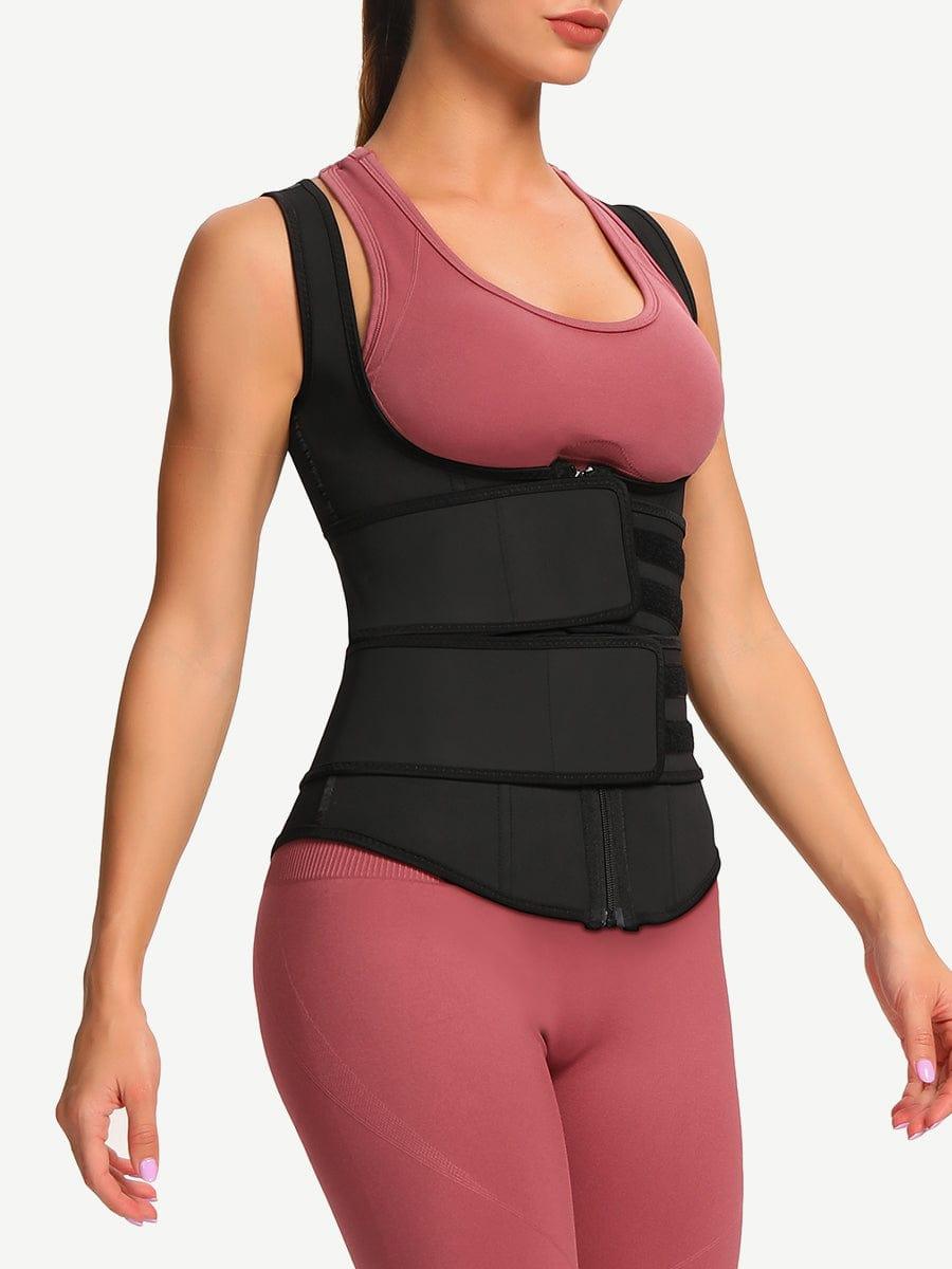 [USA Warehouse] Wholesale Latex Double Belts Waist Trainer Vest