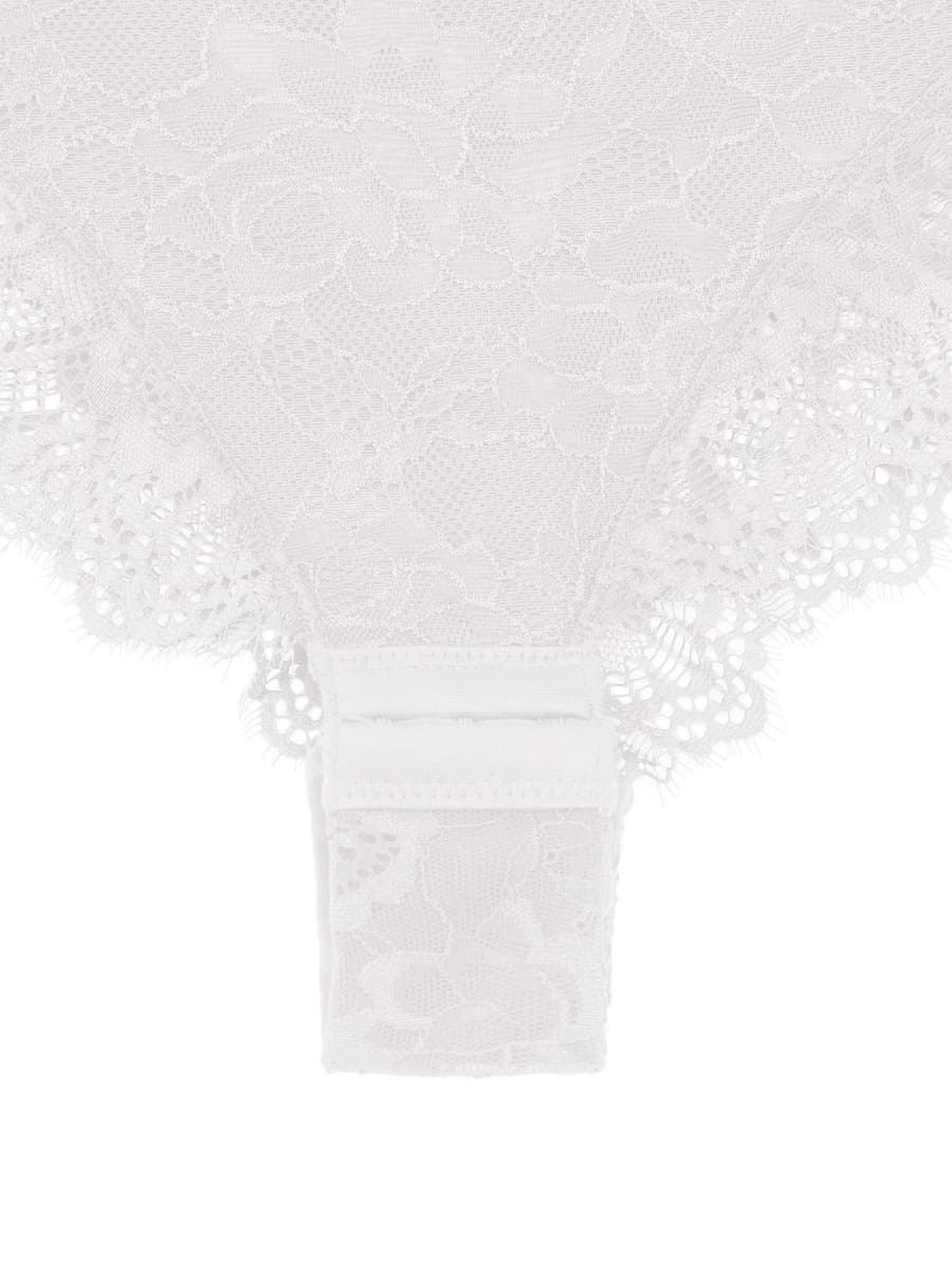 Sexy Lace Breast Support Adjustable Shaper for Bridal Bodysuit - EliteShapeWear