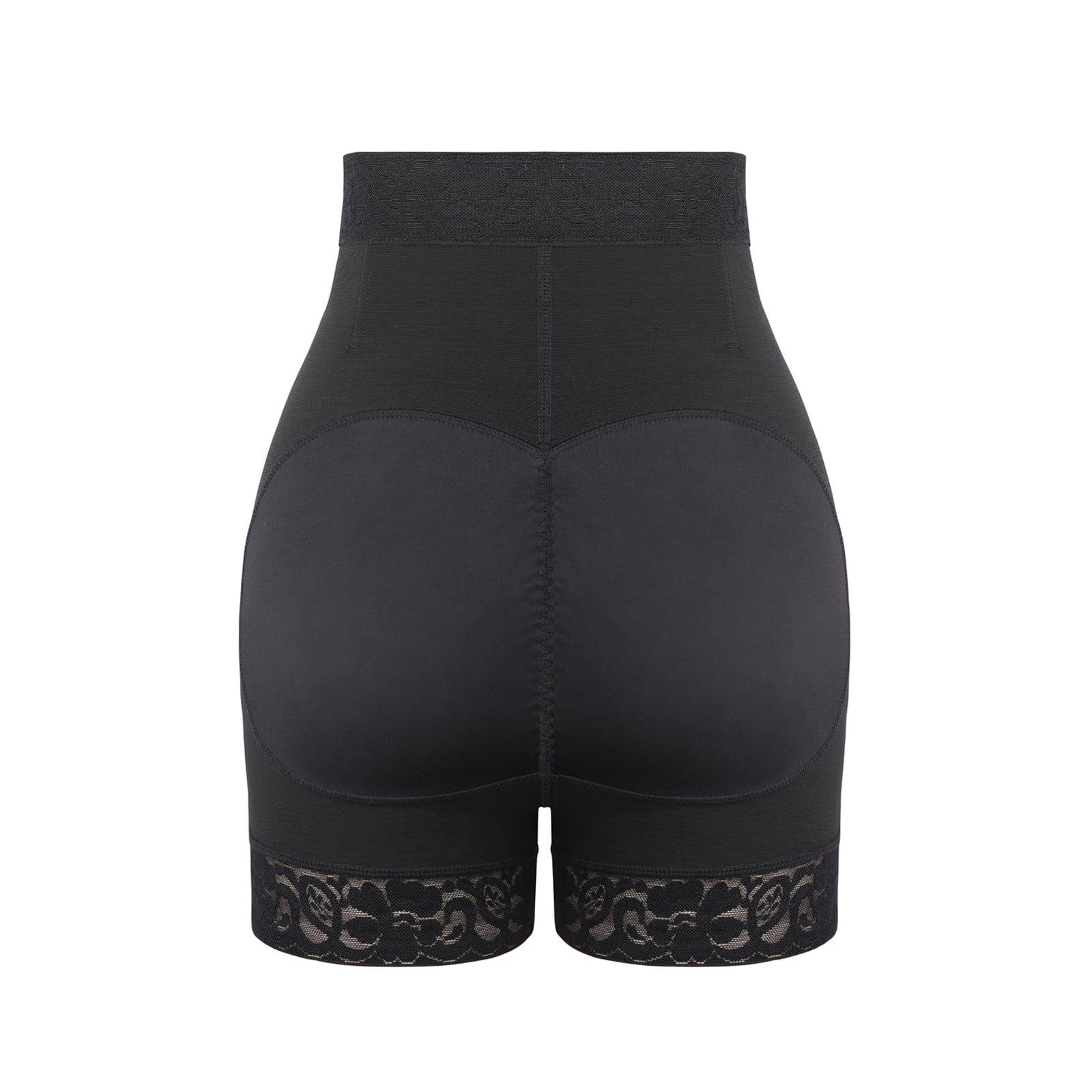 Front Zipper Butt Lifter Shorts High Waist Curve-Creating - EliteShapeWear