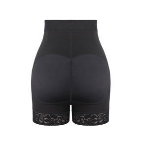 Front Zipper Butt Lifter Shorts High Waist Curve-Creating - EliteShapeWear