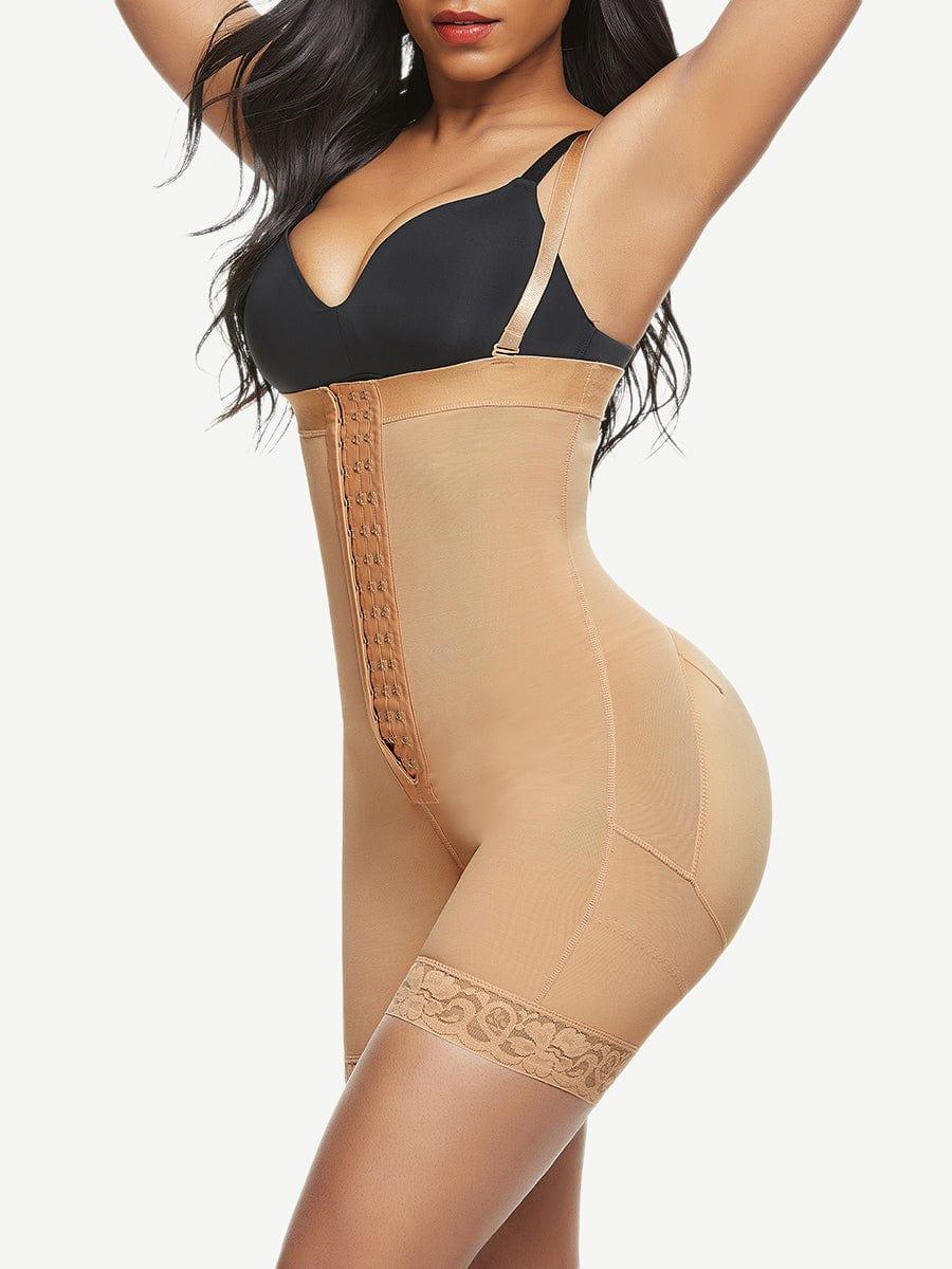 Everyday Shaping Full Body Shaper Fajas Big Size Lace Trim - EliteShapeWear